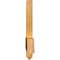 Ekena Millwork Eugene Rough Sawn Timber Gable Bracket, Western Red Cedar, 48"W x 16"H x 2"D x 4"F, 8/12 Pitch GBW048X16X0204EUG00RWR - alternate 3